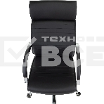 Кресло руководителя Бюрократ T-8010SL/BLACK черный, искусственная кожа, крестовина хром, фото8