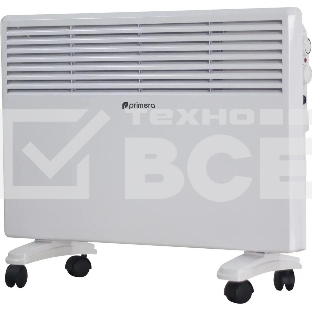 Конвектор Primera PHP-1500-MXB, белый, 1500 Вт, 20 м2, термостат