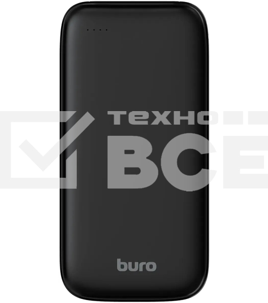 Портативный аккумулятор Buro BP20A 20000mAh 10W 2A USB-A черный