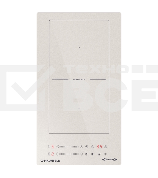 Индукционная варочная панель Maunfeld CVI292S2BBG Inverter бежевый