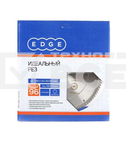 Диск EDGE by PATRIOT пильный по алюминию 250х96х30/25,4