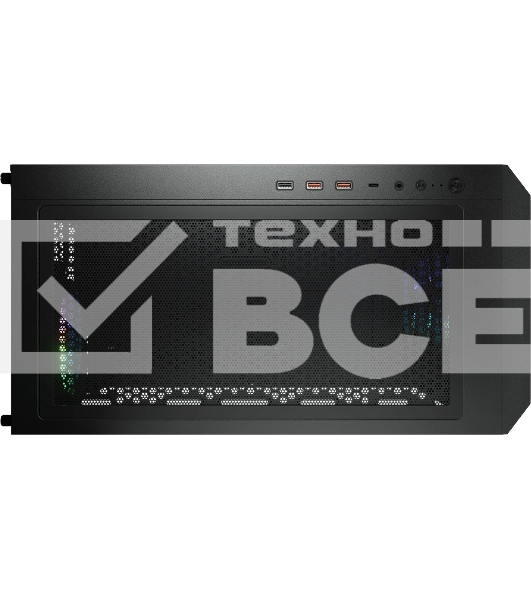 Компьютерный корпус Cougar Airface Pro RGb Black 4x120MM ARGb FAN, ARGb FAN HUB, БЕЗ БП, черный, E-ATX