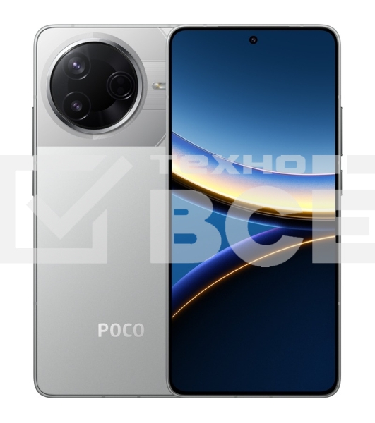 Смартфон POCO F7 Pro 12/256Gb серебристый