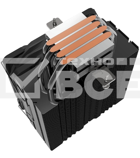 Кулер для процессора Zalman CNPS9X PERFORMA PLUS BLACK, 120мм FAN, 4 HEAT PIPES, 4-PIN PWM, 600-2000 RPM, 29.7DBA MAX, HYDRO BEARING, FULL SOCKET SUPPORT