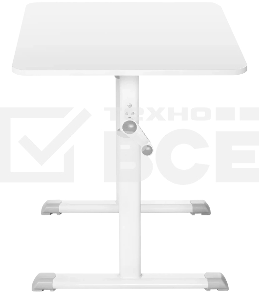 Офисный стол Defender Legend белый, 80x60 см, в63-86 см, ручной.