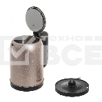 Чайник электрический Sakura SA-2121CD 2л, нержавейка, шампань/крап, фото2