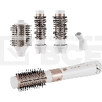 Фен-щетка Polaris PHSB-1214Mi белый/розовое золото, фото 1