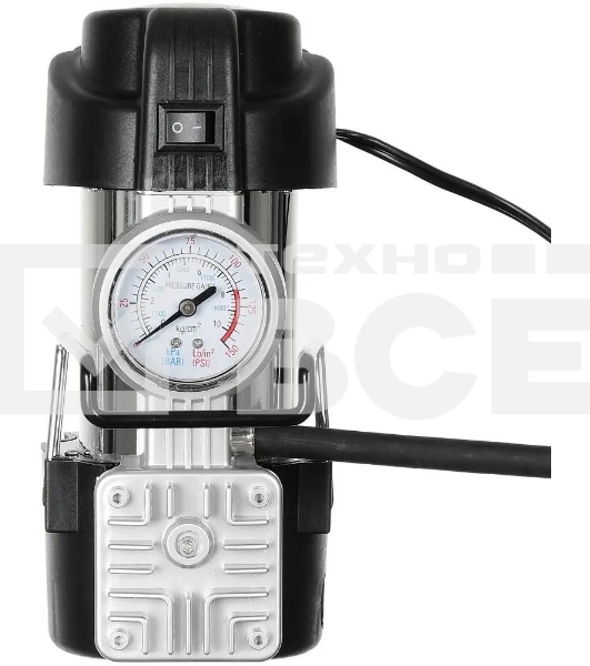 Компрессор STARWIND CC-240 Максимальный ток потребления 15 A. Максимальное давление, атм.10.2. Напряжение питания 12 В. Производительность 35 л/мин. Длина шланга 0.75 м. Длина провода питания 3 м.