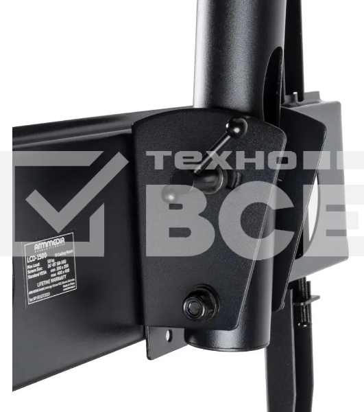 Кронштейн для телевизора Arm Media LCD-1500 черный, 26'-65' макс. 50 кг, потолочный, наклон