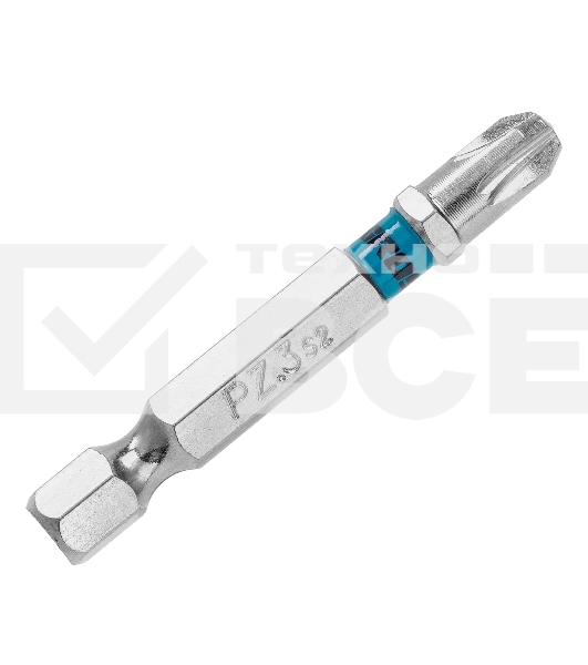 Бита PZ3х50 мм, сталь S2, шестигр., 10 шт. Gross