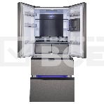 Холодильник Korting KNFF 82535 X нержавеющая сталь трехкамерный 354/186л морозилка снизу, фото5