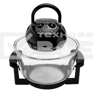 Аэрогриль RAGEX R201-000 черный, 1400 Вт, 12 л, механическое управление, 5 программ