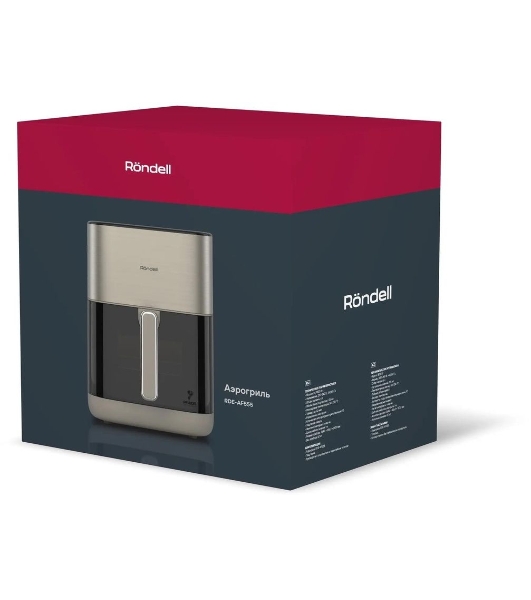 Аэрогриль Rondell RDE-AF555 шампань, 1800 Вт, 6 л, сенсор, 11 программ