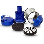 Пылесос Ginzzu VS427 черный/синий, 340/1800 Вт, уборка сухая, пылесборник контейнер 2,5 л, фото2