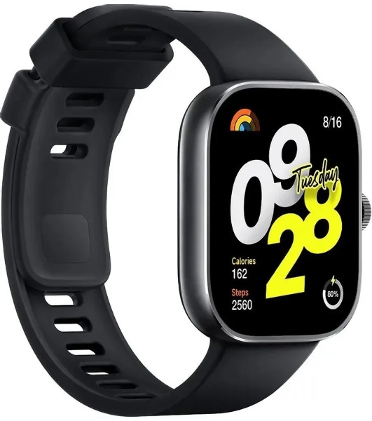 Умные часы Redmi Watch 4, 1.97', AMOLED, Bluetooth, NFC, WR50, черный