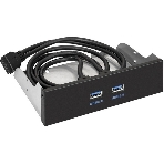 Планка USB на переднюю панель ExeGate U5H-615, 5,25'/2*USB3.0, 19 pin USB 3.2 Gen1, фото 1