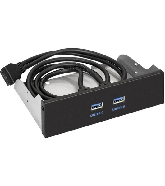 Планка USB на переднюю панель ExeGate U5H-615, 5,25'/2*USB3.0, 19 pin USB 3.2 Gen1