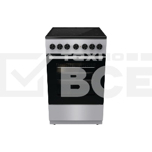 Плита электрическая Gorenje GEC5B41SG серый, конфорок 4 шт, духовка 62 л, 50 см x 85 см x 59.4 см
