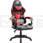 Кресло игровое Defender XCOM BLACK/RED PU, фото 1