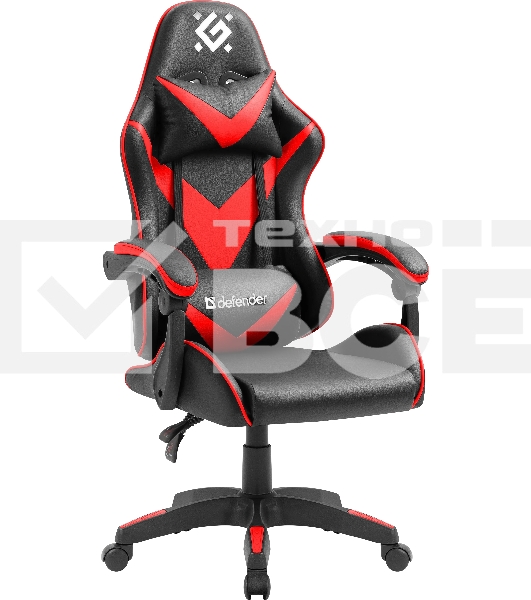 Кресло игровое Defender XCOM BLACK/RED PU