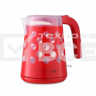 Чайник BQ KT1713P Red. Мощность:2200 Вт, Объем 1,7л, LED подсветка