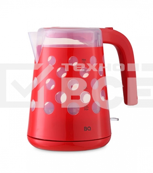 Чайник BQ KT1713P Red. Мощность:2200 Вт, Объем 1,7л, LED подсветка