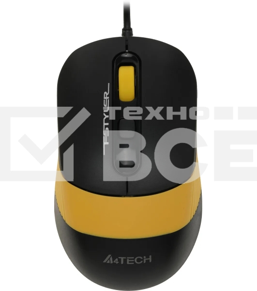 Клавиатура + мышь A4Tech Fstyler F1110 клав:черный/желтый мышь:черный/желтый USB Multimedia (F1110 BUMBLEBEE)