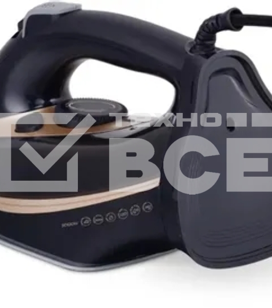 Утюг BQ SI1004 Black-Golden, Мощность 3000 Вт, Резервуар для воды 380 мл, Постоянная подача пара 40 г/мин, Паровой удар 200 г, Керамическое покрытие EasyGlidePRO, Защита от перегрева, Вертикальное отпраивание, Индикация готовности к работе, Мерный стакан 