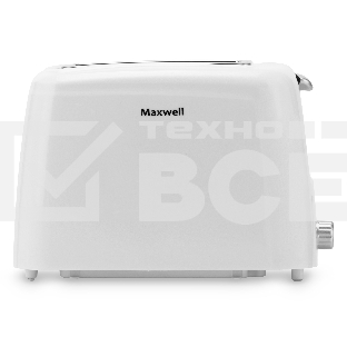 Тостер Maxwell MW-1504 W, белый 750 Вт,пластиковый корпус.