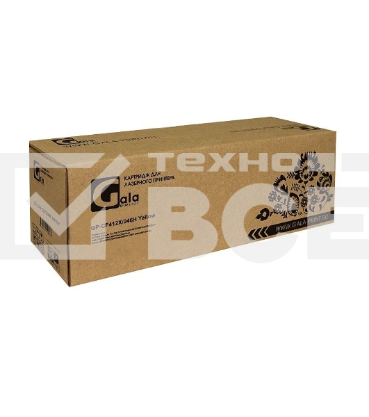 Картридж лазерный GalaPrint GP-CF412X (№410X) желтый (5000 стр) для HP Color LaserJet Pro CM377/CM377dw/CM452/CM452dn/CM452nw/CM477/CM477fdw/CM477fdw/CM477fnw