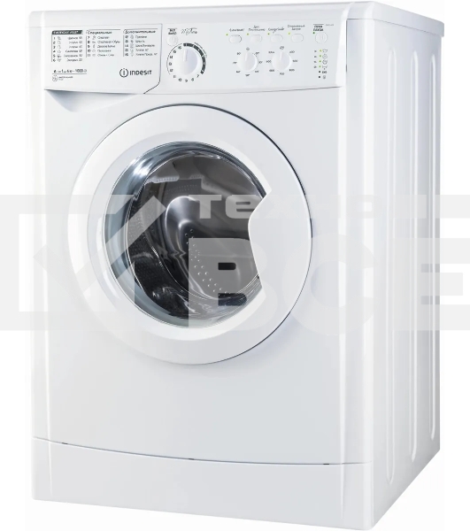 Стиральная машина Indesit EWUC 4105 CIS белый, загрузка фронтальная 4 кг, 1000 об/мин., класс: А