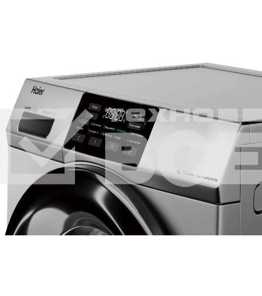 Стиральная машина Haier HW70-BP12919S серебристая, загрузка фронтальная 7кг, 1200 об/мин., класс: A+++