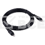 Кабель оптический Cablexpert CC-OPT-3M-N, Toslink 2xODT M/M, 3м, черный, пакет, фото 1