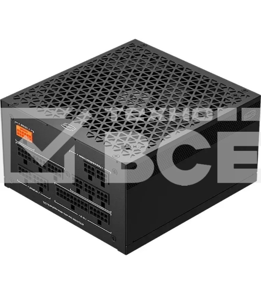 Блок питания PcCooler ATX 1000W P5-YS1000 -G1F Gen.5 80 PLUS gold (20+4pin) APFC 120мм fan 12xSATA Cab Manag RTL