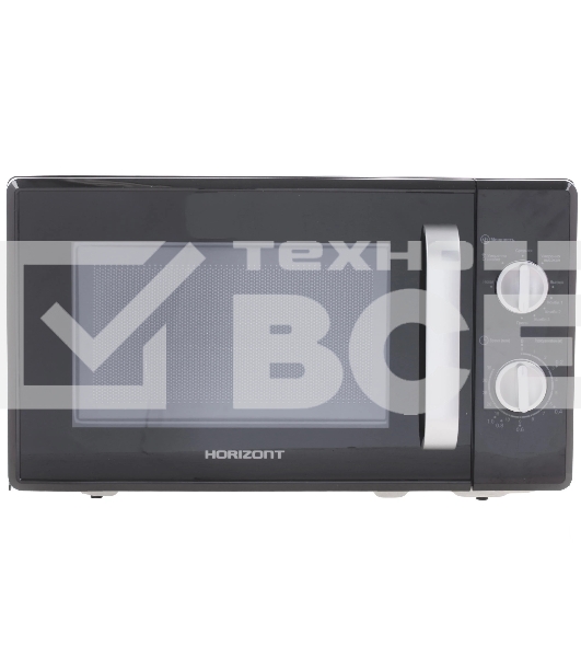 Микроволновая печь Horizont 20MW700-1478 AAB /700 Вт/ 20 л,/мех.управление/черный (905248)