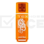 Флешка USB Smartbuy Glossy series Orange (SB64GbGS-Or), 64Gb, USB 2.0, R/W 25/15, оранжевый, фото3