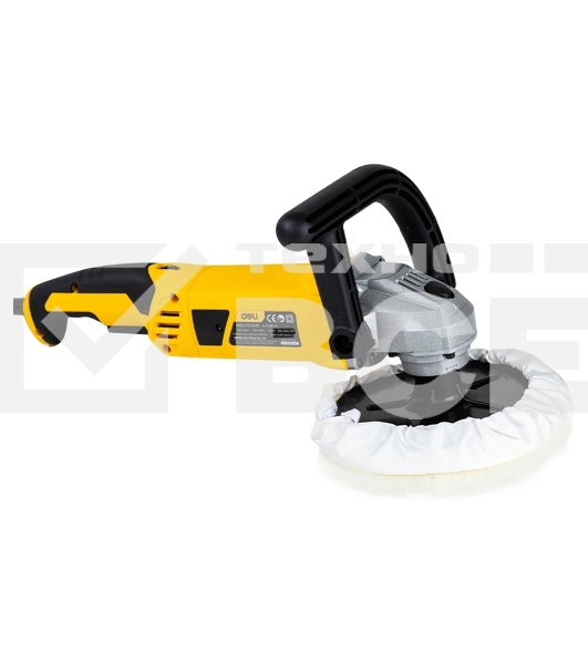 Шлифмашина полировальная сетевая Deli DL-PG180-E1, 1200 Вт, 180 мм, 800-3600 об/мин