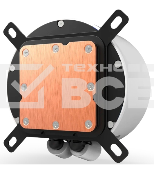 Система жидкостного охлаждения для ПК/Water Cooling System NZXT Kraken Elite 280 RGb (250W, 280мм, LED temp., белый/Fans: 2x140мм, 98.61CFM, 34.5dBA, 2000RPM/Pump height 65мм, 2800RPM, Rad thickness 27мм/S: 1851, 1700, 1200, 115X, AM5, AM4)