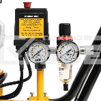 Компрессор безмаслянный малошумный Denzel DLS 1800/100,1800 Вт, 3х600, 100 л, 345 л/мин, фото9