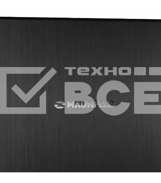 Холодильник Maunfeld MFF185SFSB черный мат. двухкамерный 211/104л морозилка снизу