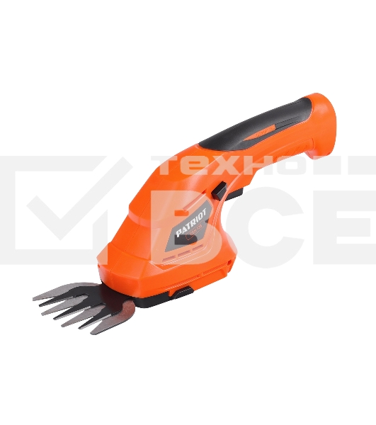 Ножницы-кусторез аккумуляторные PATRIOT CSH 136 3,6В, лазерная заточка, ширина 80мм, макс. 8мм, акб 1,5 Ah