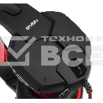 Игровые стереонаушники с микрофоном SVEN AP-G988MV, черный-красный Игровые стереонаушники с микрофоном SVEN AP-G988MV, черный-красный, фото11