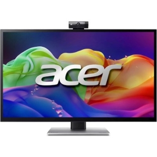 Монитор 27' Acer PE270XTbmiiprcuzx IPS 5120x2880, 60 Гц, 4 мс, 16:9, 400 кд/м², 2×HDMI 2.1, DP 1.4, USB-C (90 Вт PD), USB Hub (2×USB 3.2), аудиовход, 3.5 Jack, динамики (2×5 Вт), веб-камера, микрофон, сенсорный экран, DisplayHDR 600, FreeSync, черный