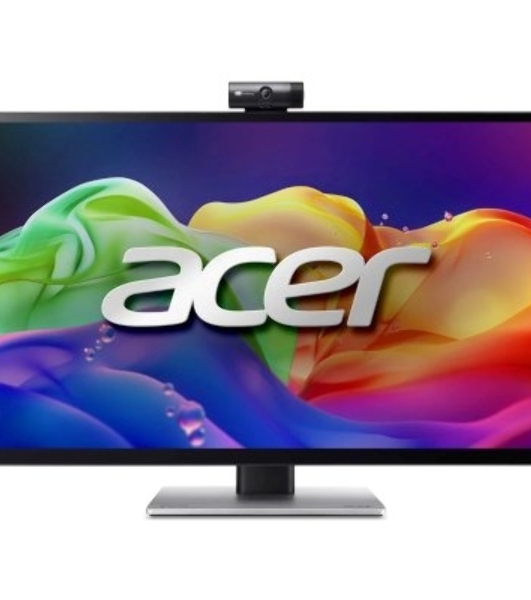 Монитор 27' Acer PE270XTbmiiprcuzx IPS 5120x2880, 60 Гц, 4 мс, 16:9, 400 кд/м², 2×HDMI 2.1, DP 1.4, USB-C (90 Вт PD), USB Hub (2×USB 3.2), аудиовход, 3.5 Jack, динамики (2×5 Вт), веб-камера, микрофон, сенсорный экран, DisplayHDR 600, FreeSync, черный