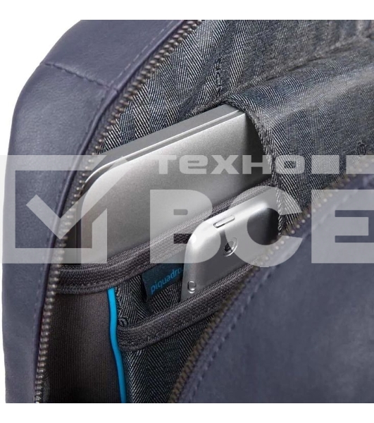 Рюкзак Piquadro Black Square CA4762B3/BLU4, кожа, темно-синий