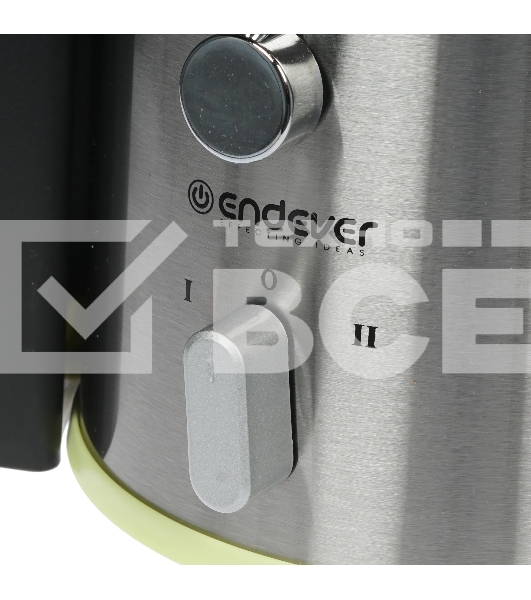 Соковыжималка Endever Sigma 75 серебристый, центробежная, 400 Вт, 450 мл, электронное