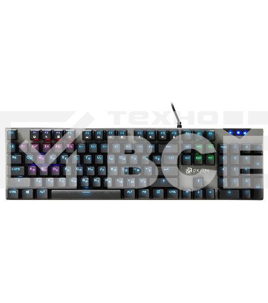 Клавиатура Оклик 935G RAGNAR механическая черный USB Multimedia for gamer LED