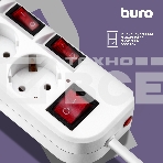 Сетевой фильтр Buro 500SH-5-SW-W 5м (5 розеток) белый (коробка), фото12