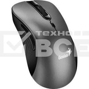 Мышь беспроводная Genius Ergo 8100S серый, 1600 dpi, радиоканал, USB, кнопки - 6