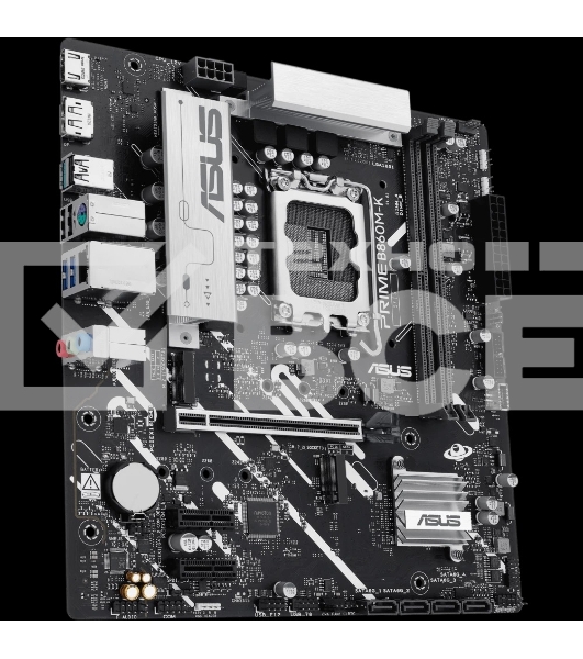Материнская плата ASUS PRIME B860M-K, LGA 1851, Intel B860, 2xDDR5, 4xSATA, 2xM.2, 1xPCIe 4.0 x16, 2xPCIe 4.0 x1, 1xHDMI, 1xDP, 1x 2.5Gb LAN, 1xUSB-A 10Gbps, 3xUSB-A 5Gbps, 3xUSB-A 2.0, 3x3.5 мм, 7.1, mATX